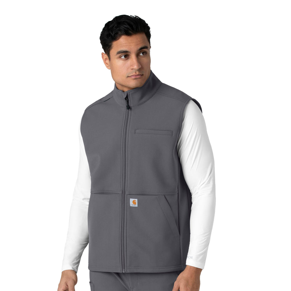 Rugged Flex C82023 Men's Bonded Fleece Vest Pewter