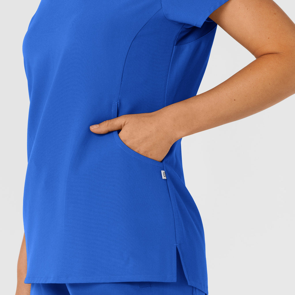 Nova 6432 Flex-n-Reach V-Neck Scrub Top Royal