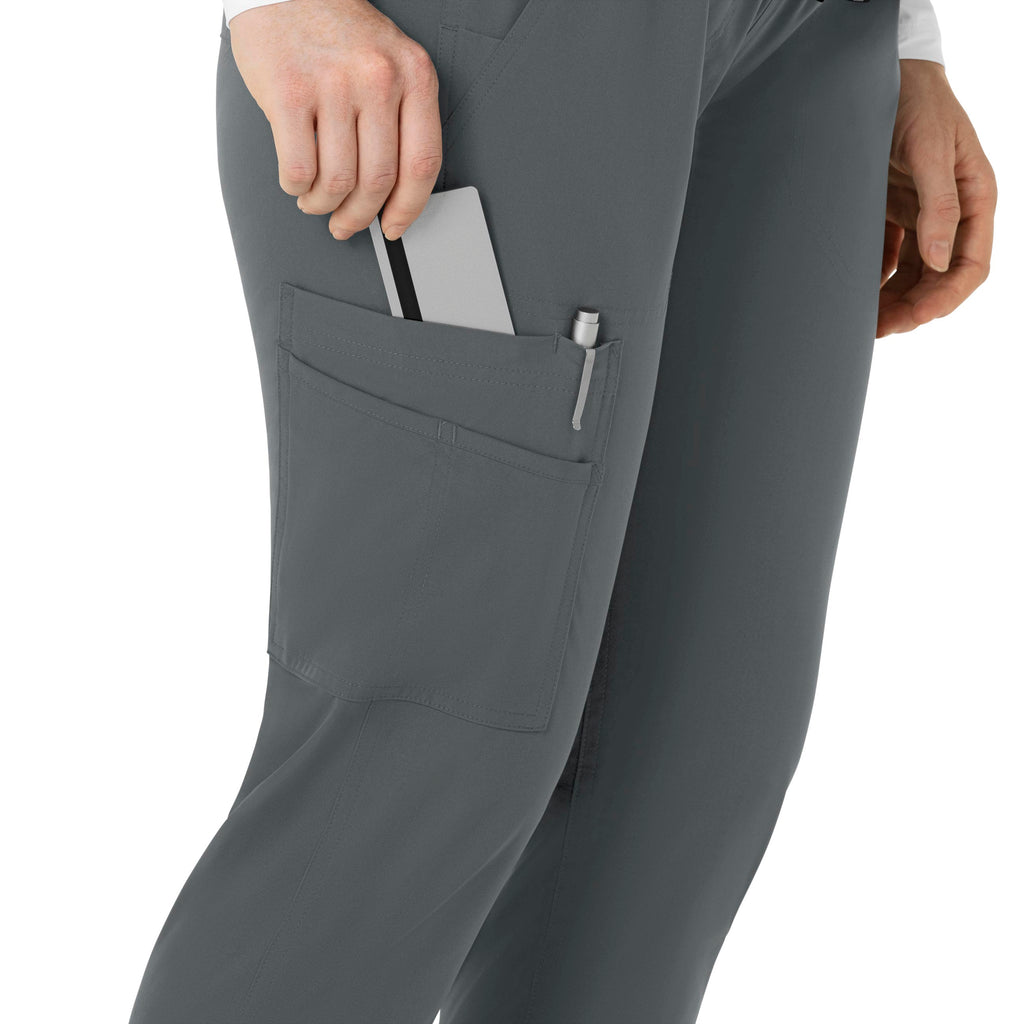 Force Essentials C54113 Maternity Jogger Scrub Pants Pewter