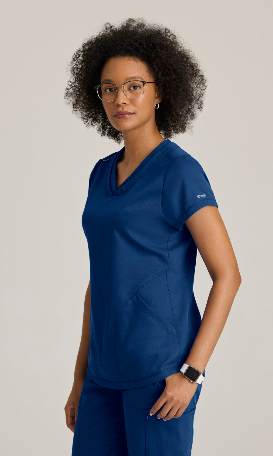 Grey's Anatomy GRT261 Evelyn Scrub Top Indigo
