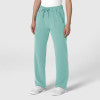 Nova 5232 Stovepipe High-Low Hem Scrub Pants Turquoise