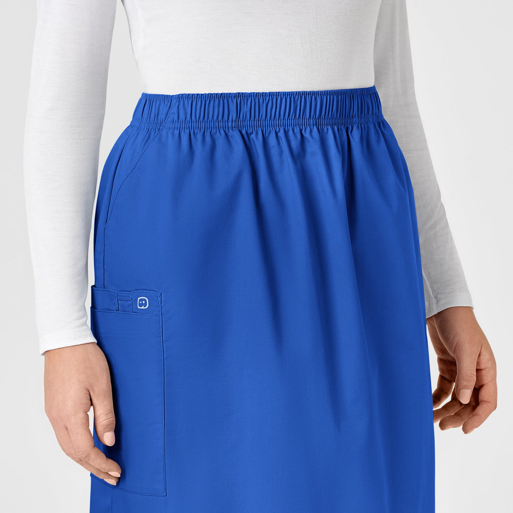 WonderWORK 701 Pull On Cargo Skirt Royal