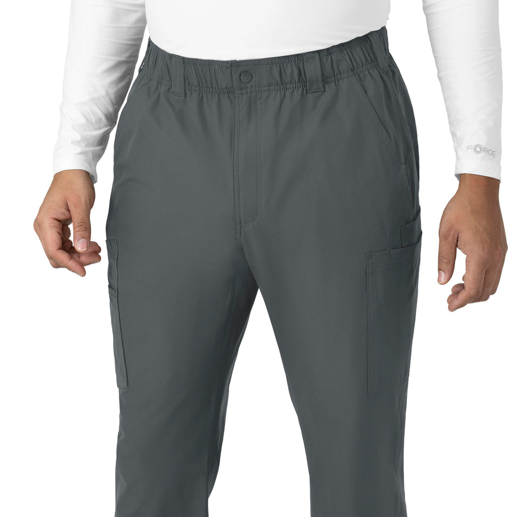 Force Essentials C56113 Men's Straight Leg Cargo Scrub Pants Pewter