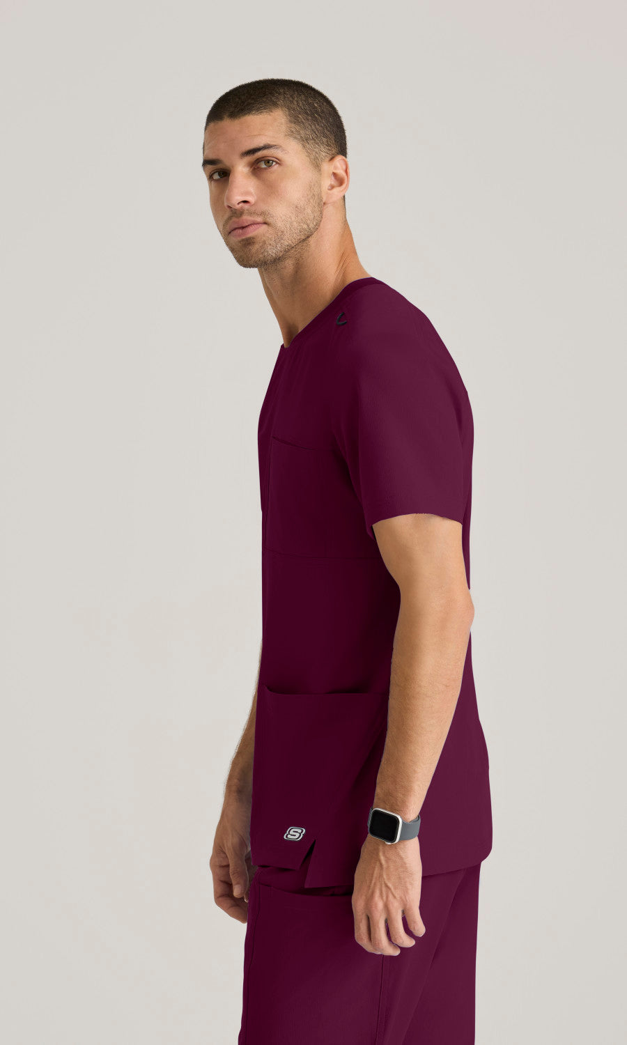 Skechers SKT193 Thesis Scrub Top Wine
