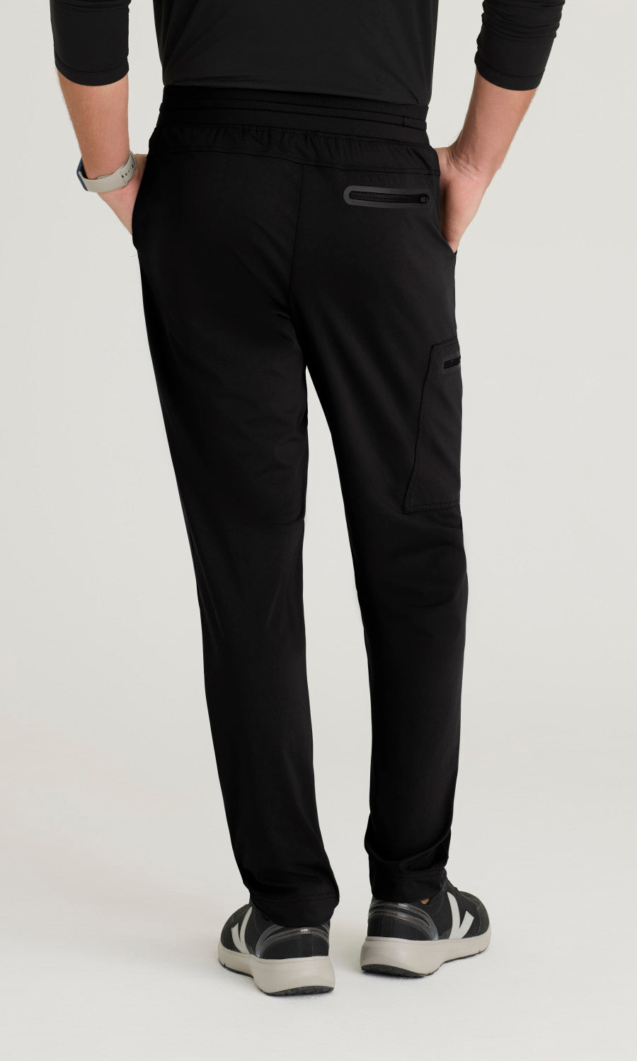 Grey's Anatomy Knit Stretch GRSP706 Focus Pant Black