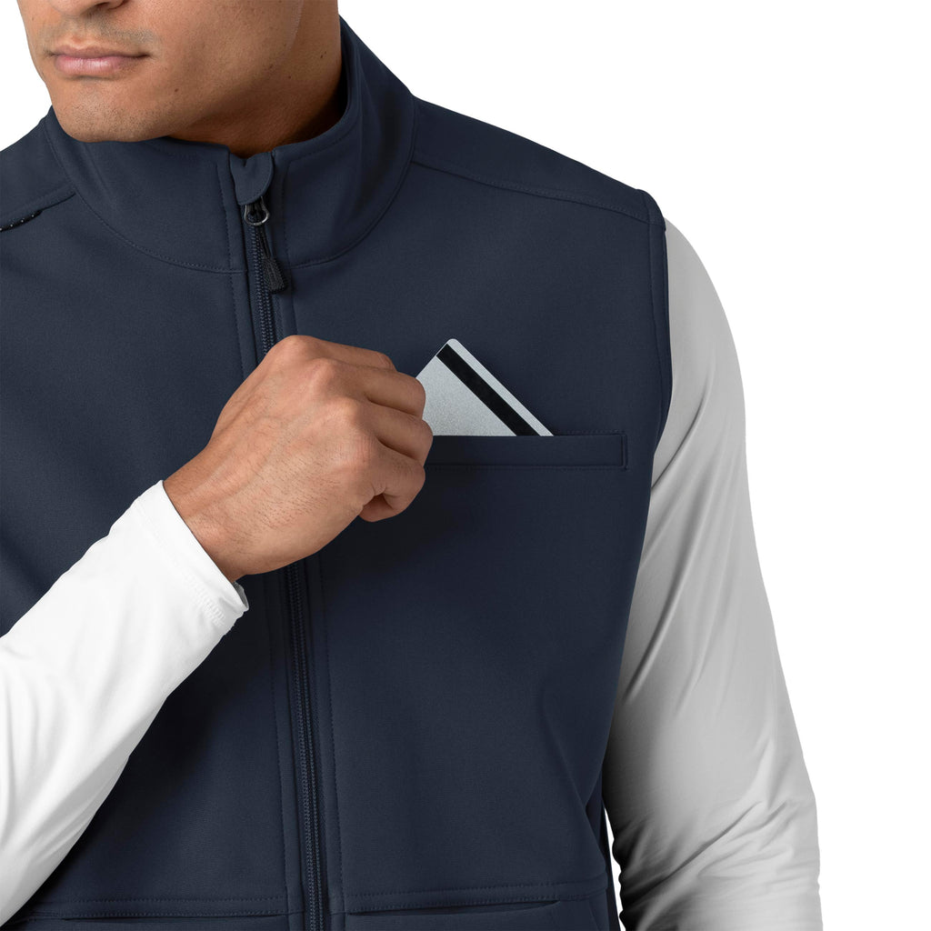 Rugged Flex C82023 Men's Bonded Fleece Vest Navy