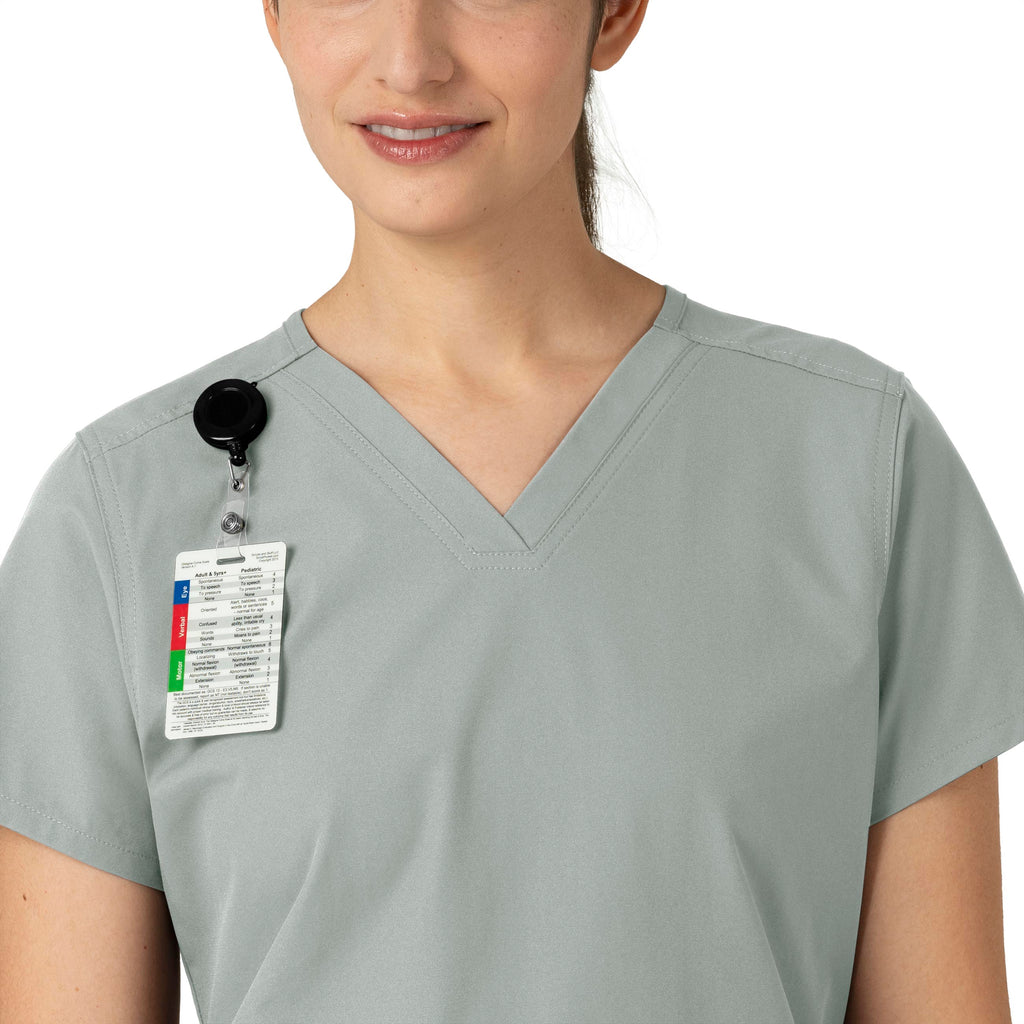 Force Essentials C12113 V-Neck Scrub Top Grey