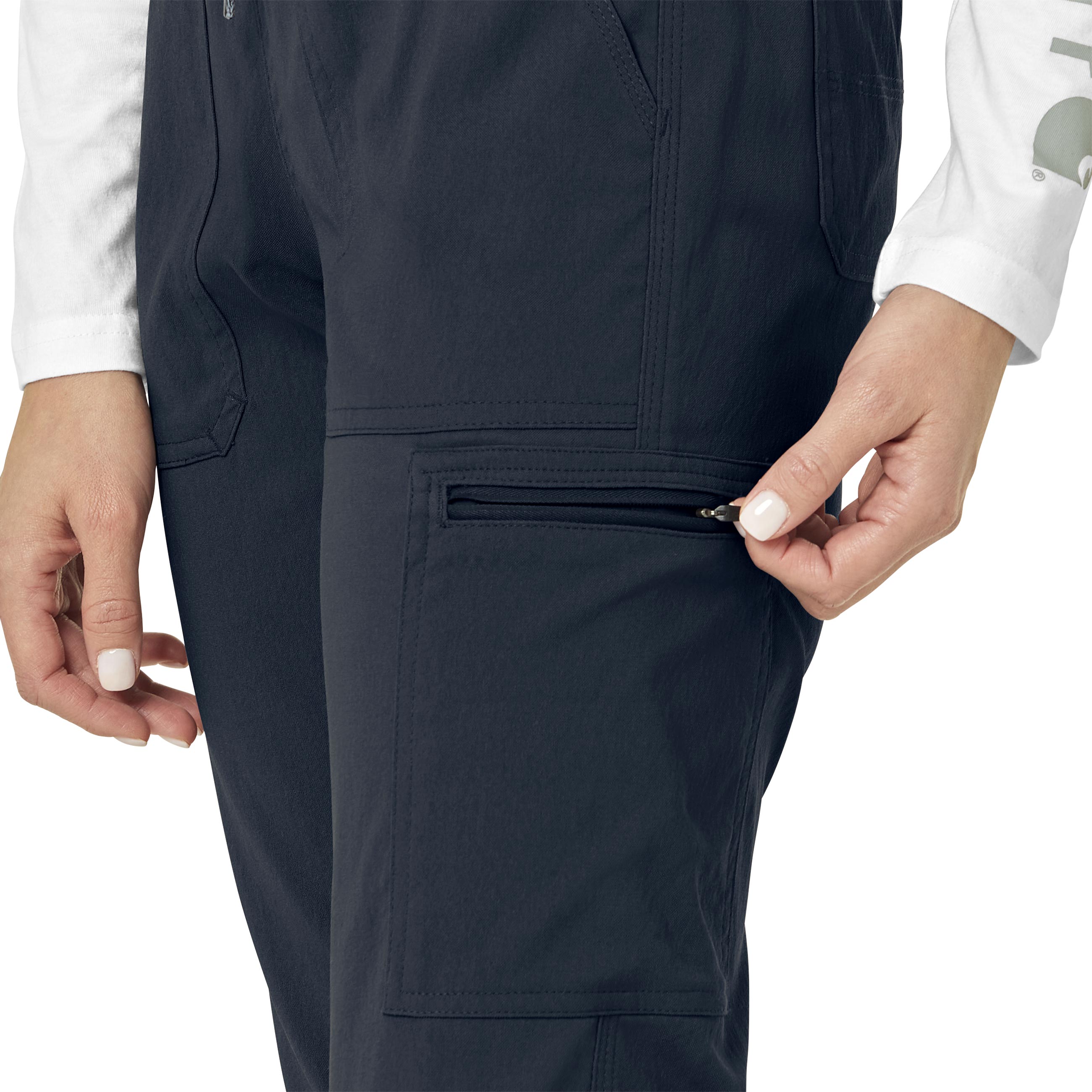 Rugged Flex Peak C52137 Cargo Jogger Scrub Pants Navy