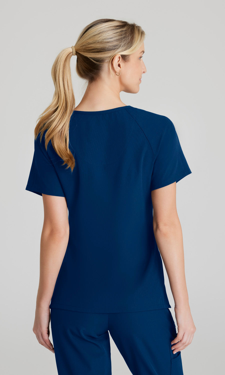 Skechers Fusion SKT238 Prisma Scrub Top Navy