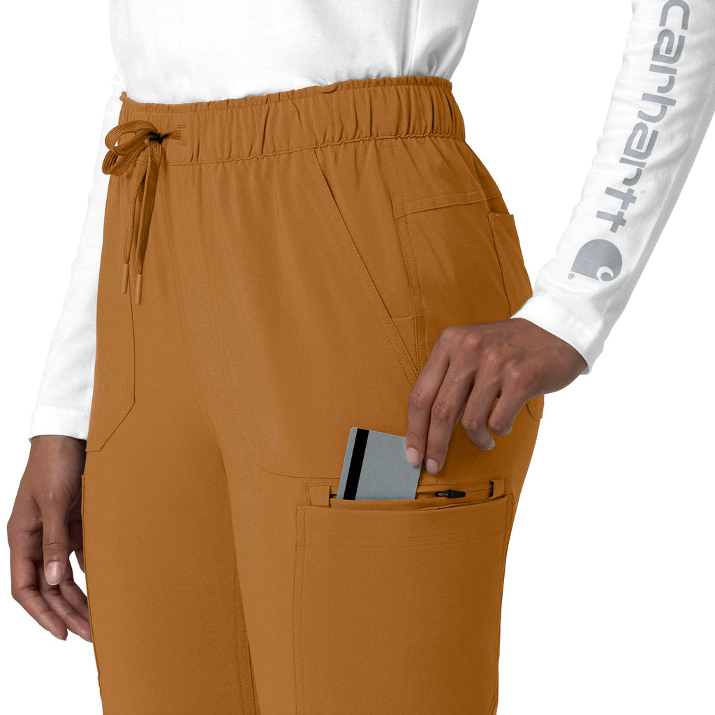 Force Cross-Flex C53210 Straight Leg Cargo Scrub Pants Fox Brown