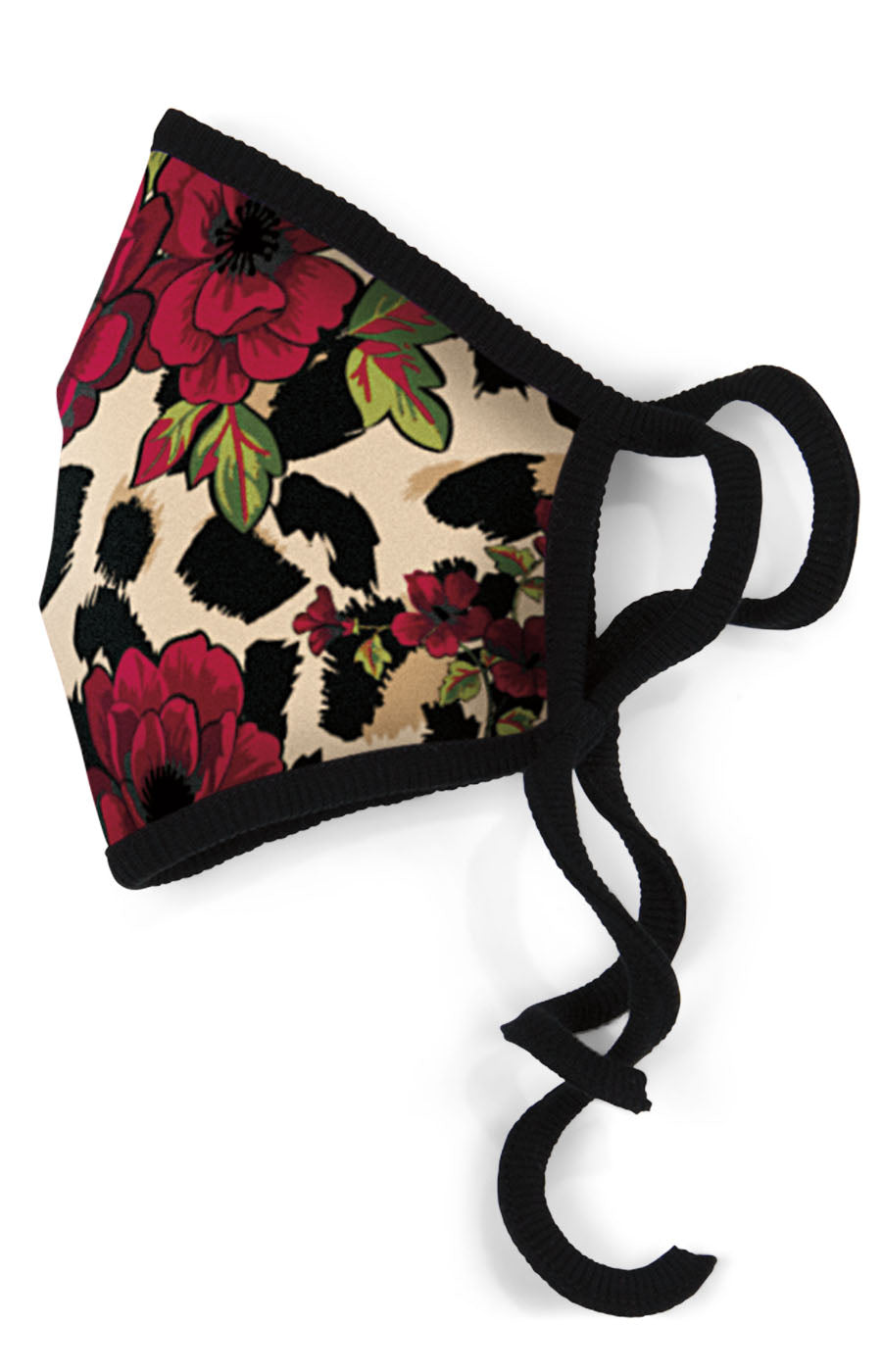 Betsey Johnson BA177 Adjustable Fashion Mask Floral Cheetah