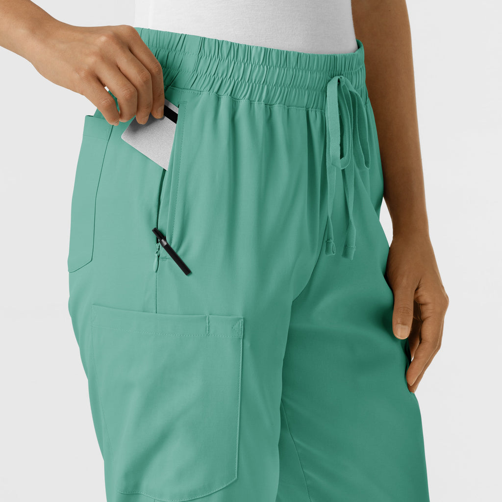 Boundless 5251 Bootcut Scrub Pants Turquoise
