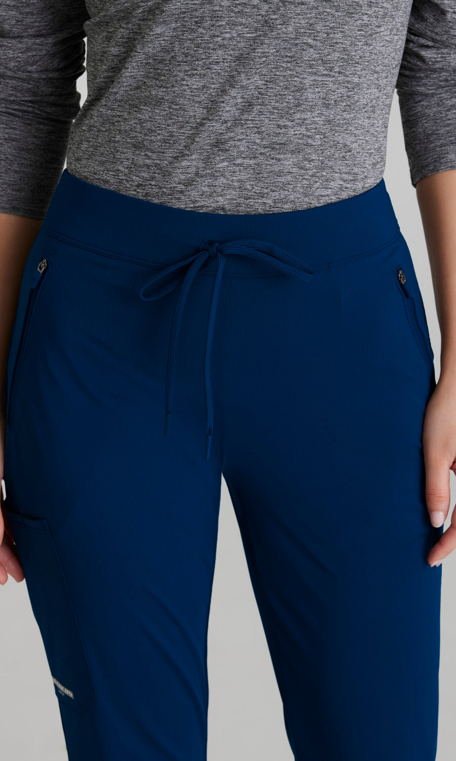 Skechers Slip-Ins Knits SKP656 Glide Knit Flare Scrub Pants Navy