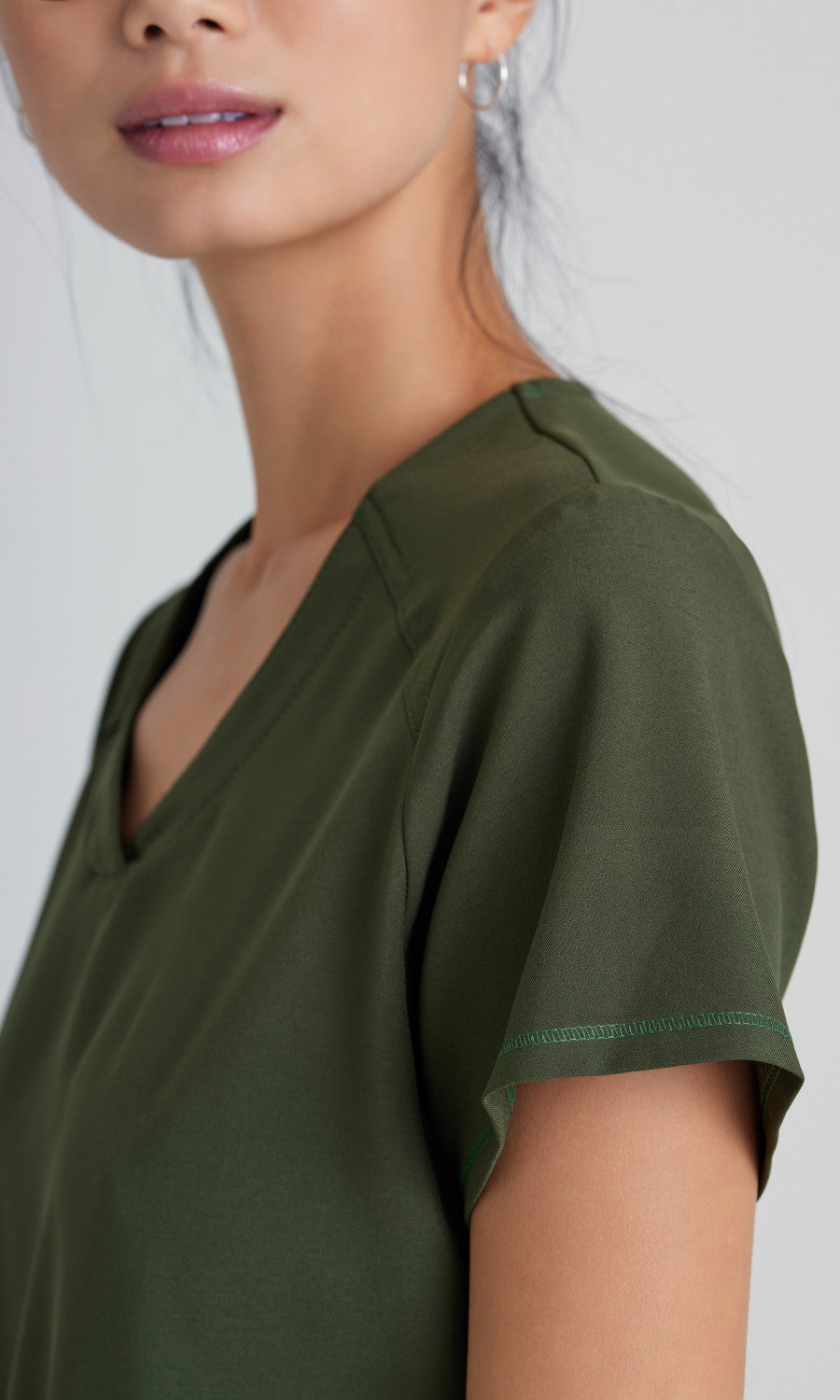 Grey's Anatomy Evolve GSST180 Rhythm Scrub Top Fern