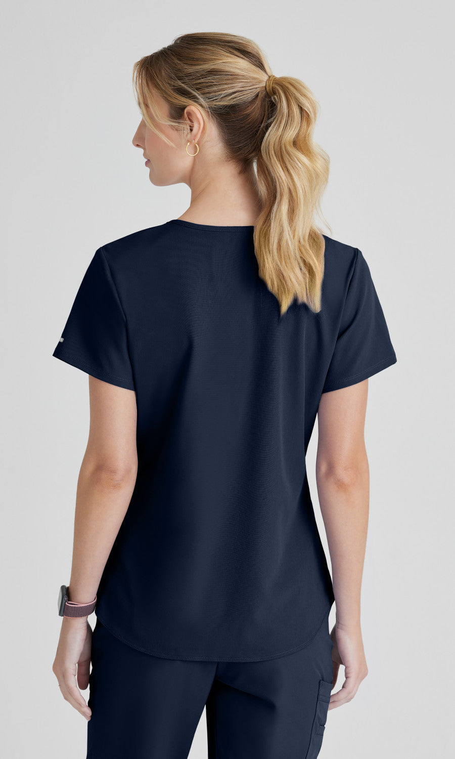 Skechers SK101 Breeze Scrub Top Navy