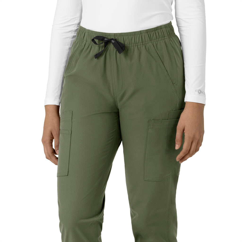 Force Essentials C51213 Straight Leg Scrub Pants Olive