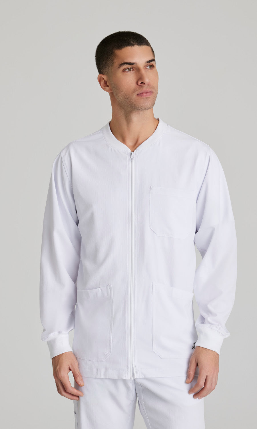 Skechers SK0408 Structure Scrub Jacket White