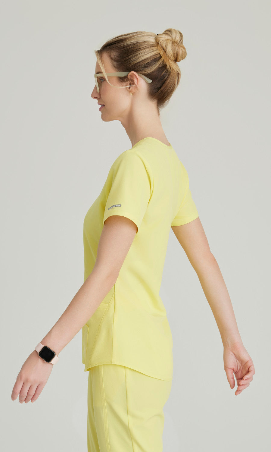 Skechers SK101 Breeze Scrub Top Lemon Glow