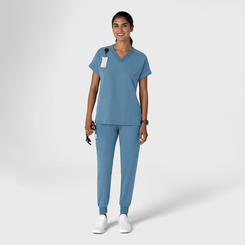 Nova 5132 Women's Jogger Utility Scrub Pants Pacific Blue