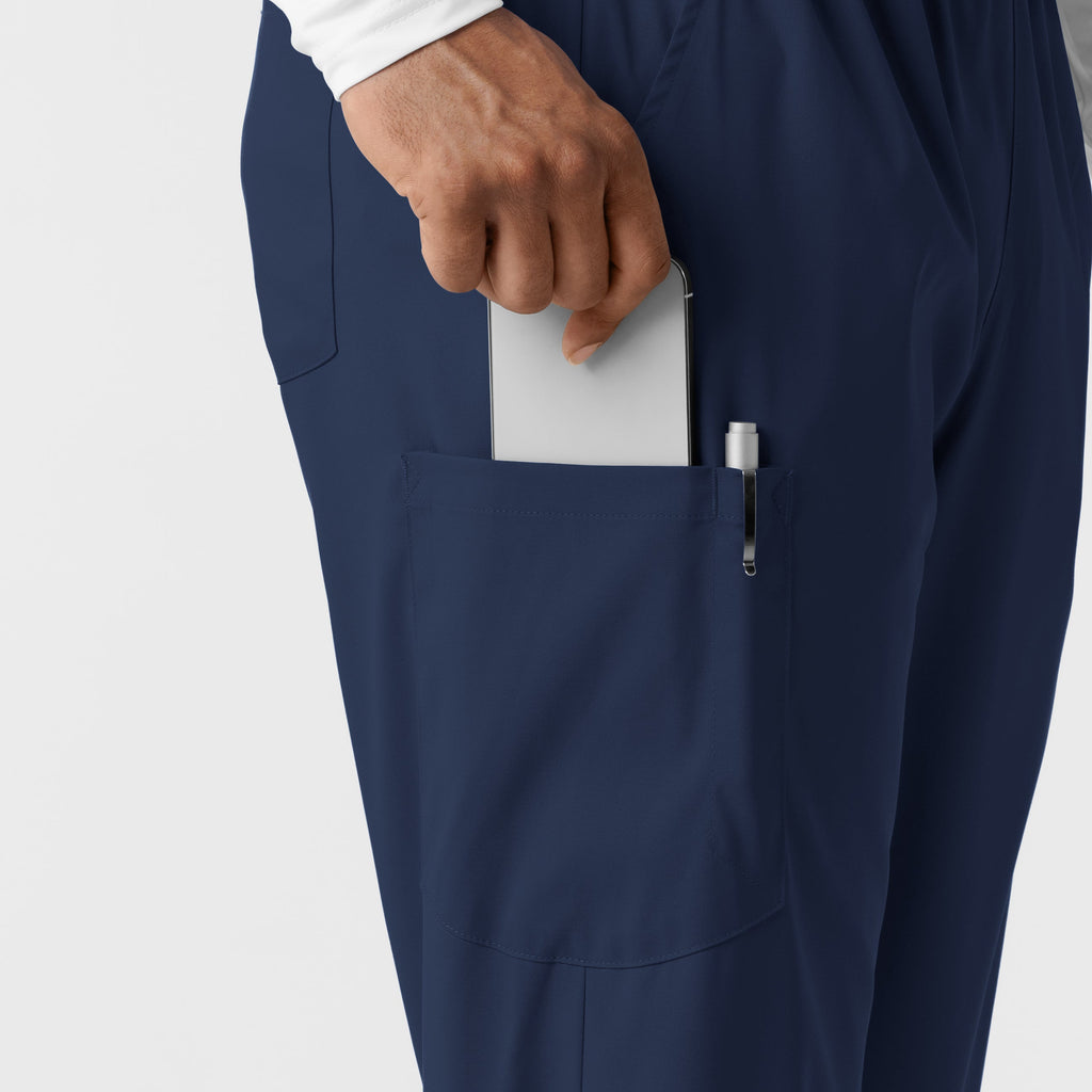 Boundless 5051 Unisex Straight Leg Scrub Pants Navy