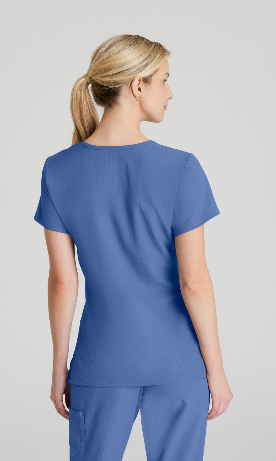 Skechers SK102 Reliance Scrub Top Ciel Blue