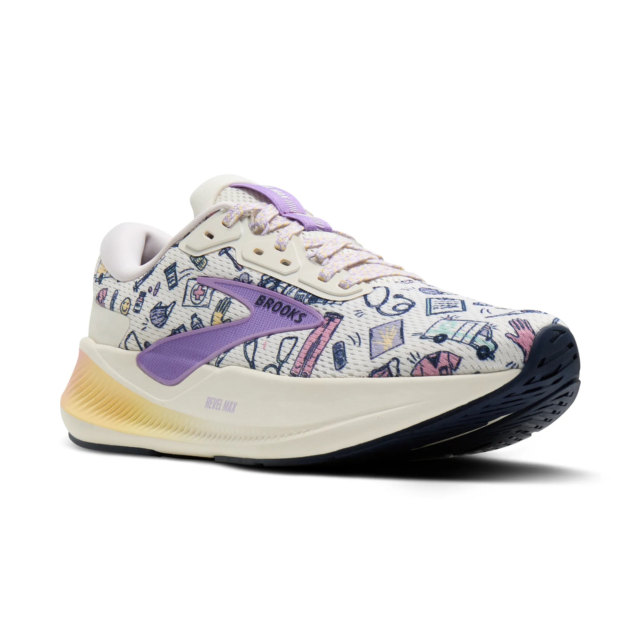 Brooks Revel Max Heros Whisper/Orchid/Lavender