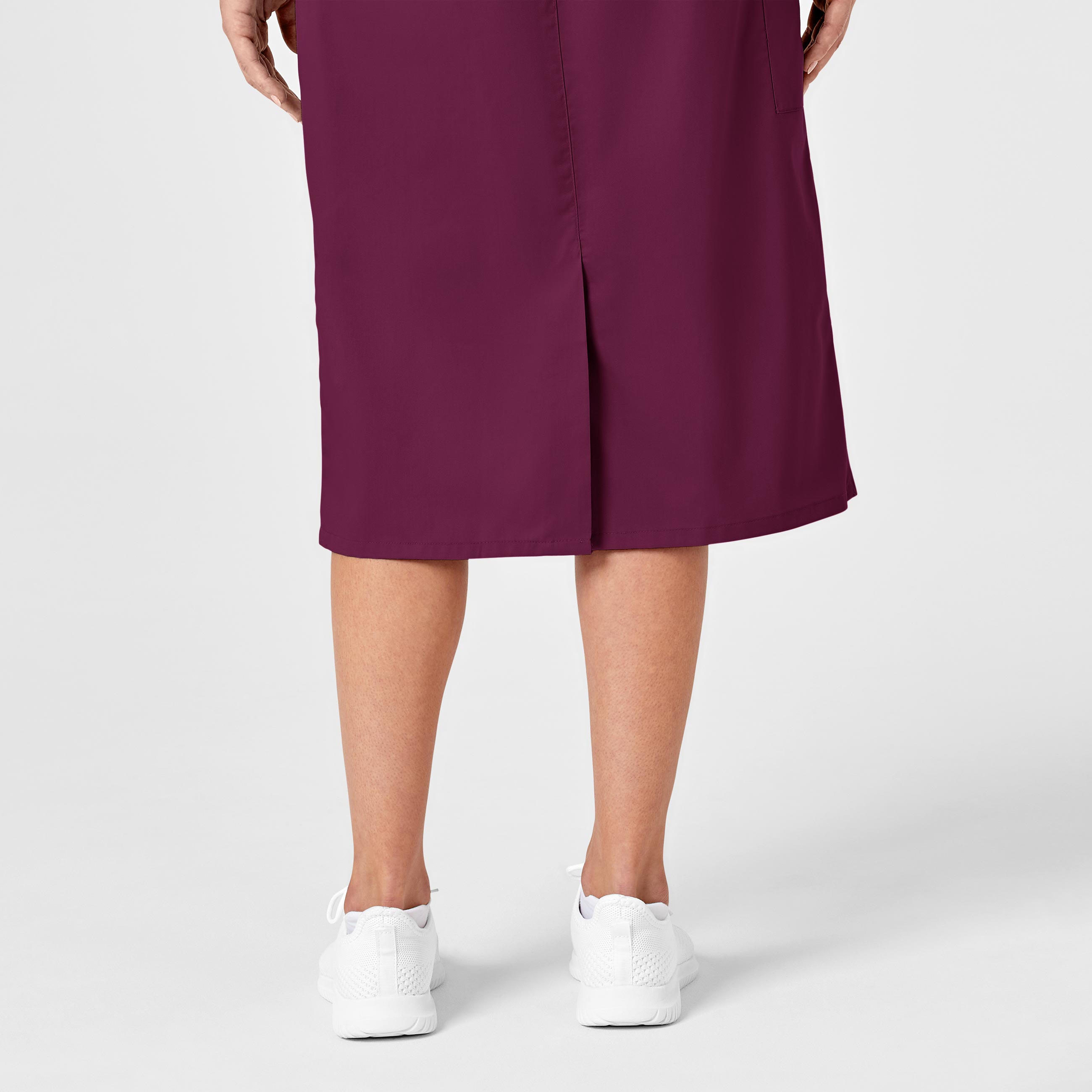 WonderWORK 701 Pull On Cargo Skirt Wine