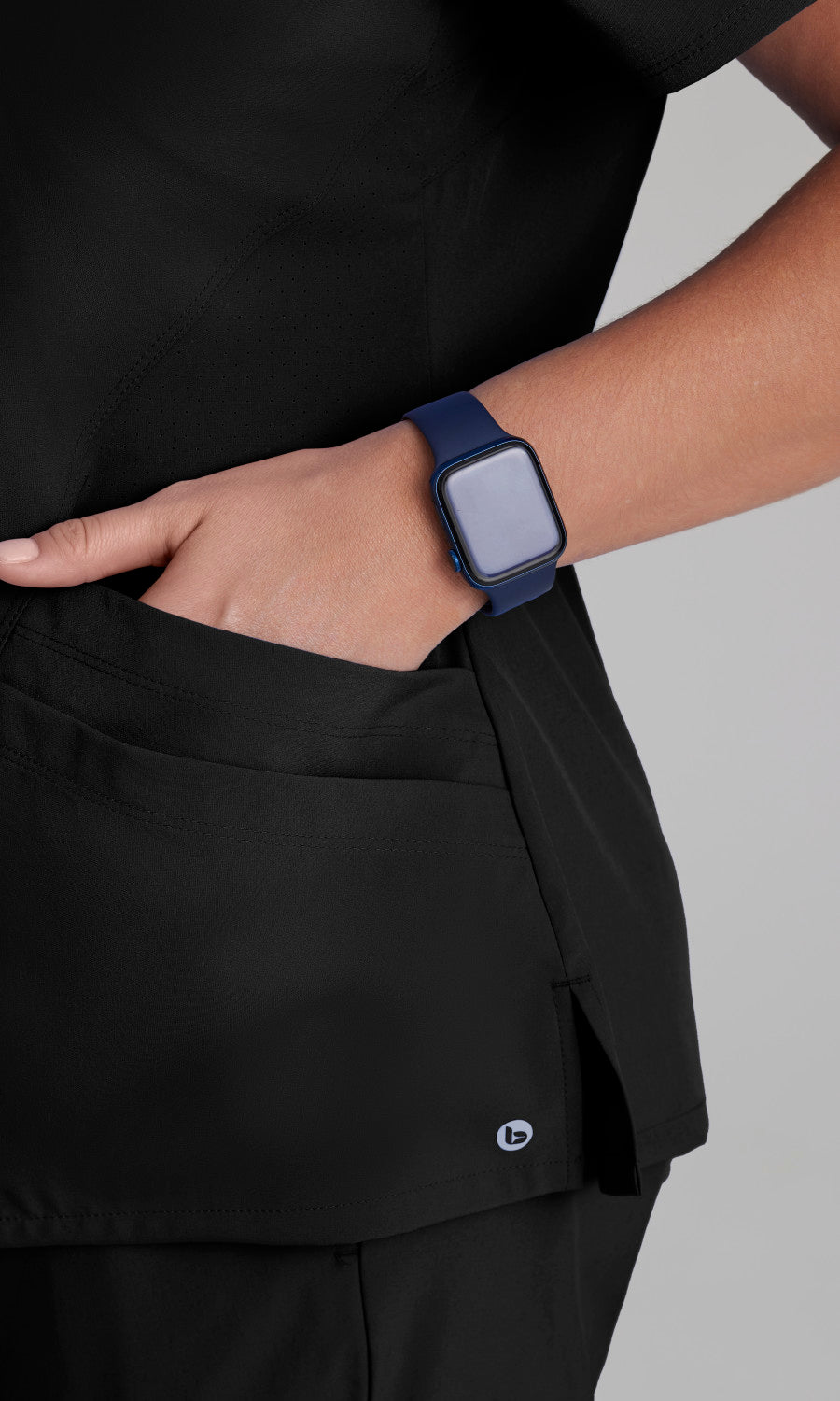 Barco One 5106 Pulse Scrub Top Black