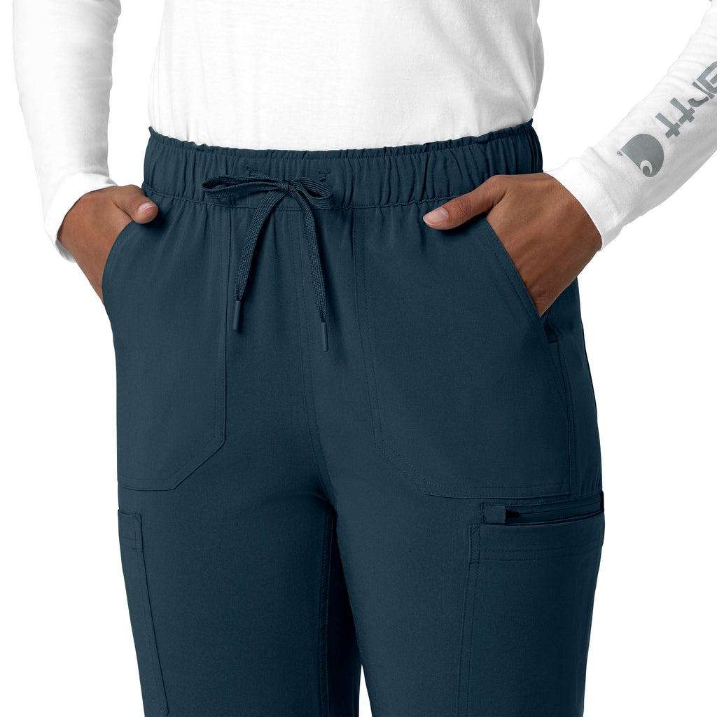 Force Cross-Flex C53210 Straight Leg Cargo Scrub Pants Navy