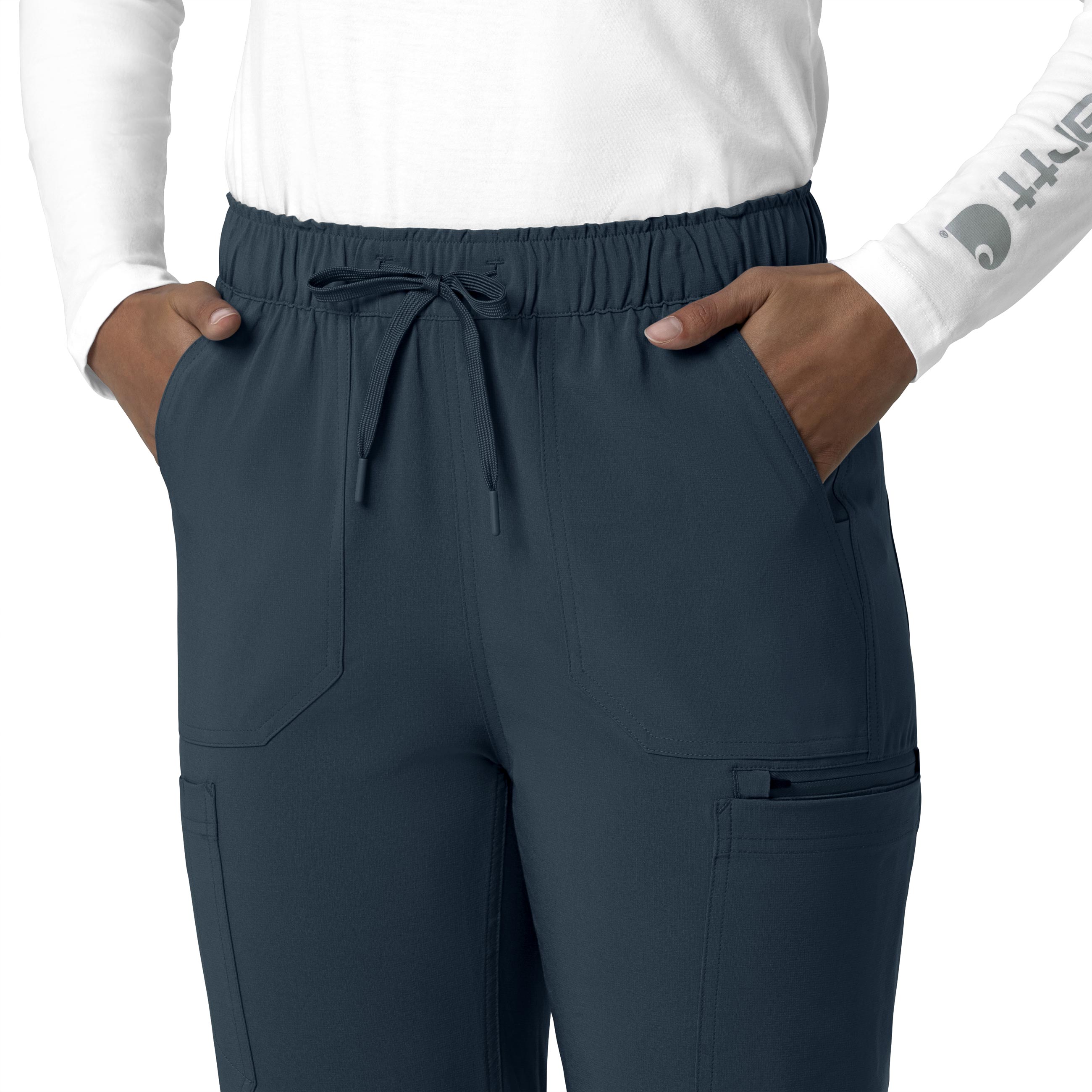 Force Cross-Flex C53210 Straight Leg Cargo Scrub Pants Navy