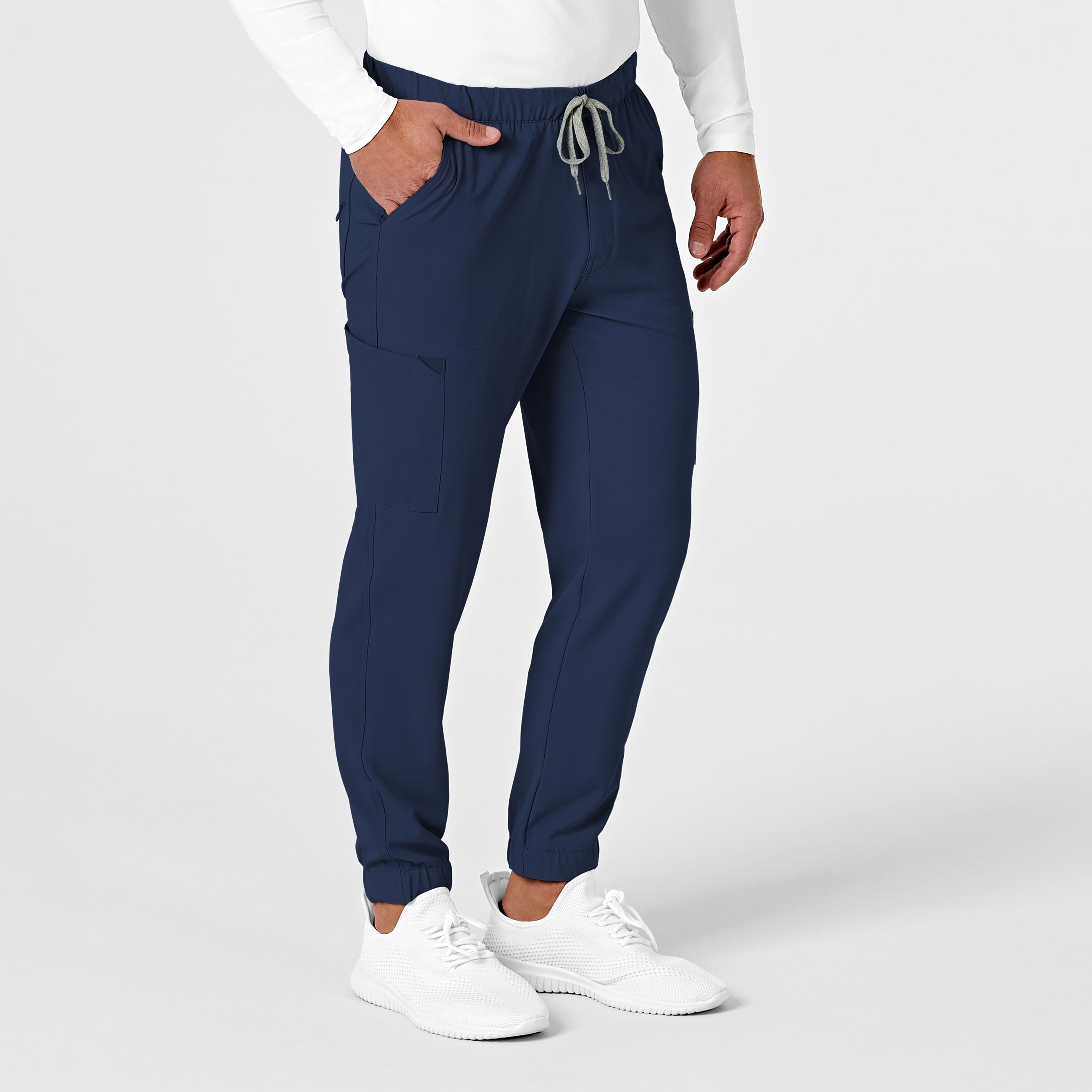 RENEW 5034 Men's Jogger Scrub Pants Navy