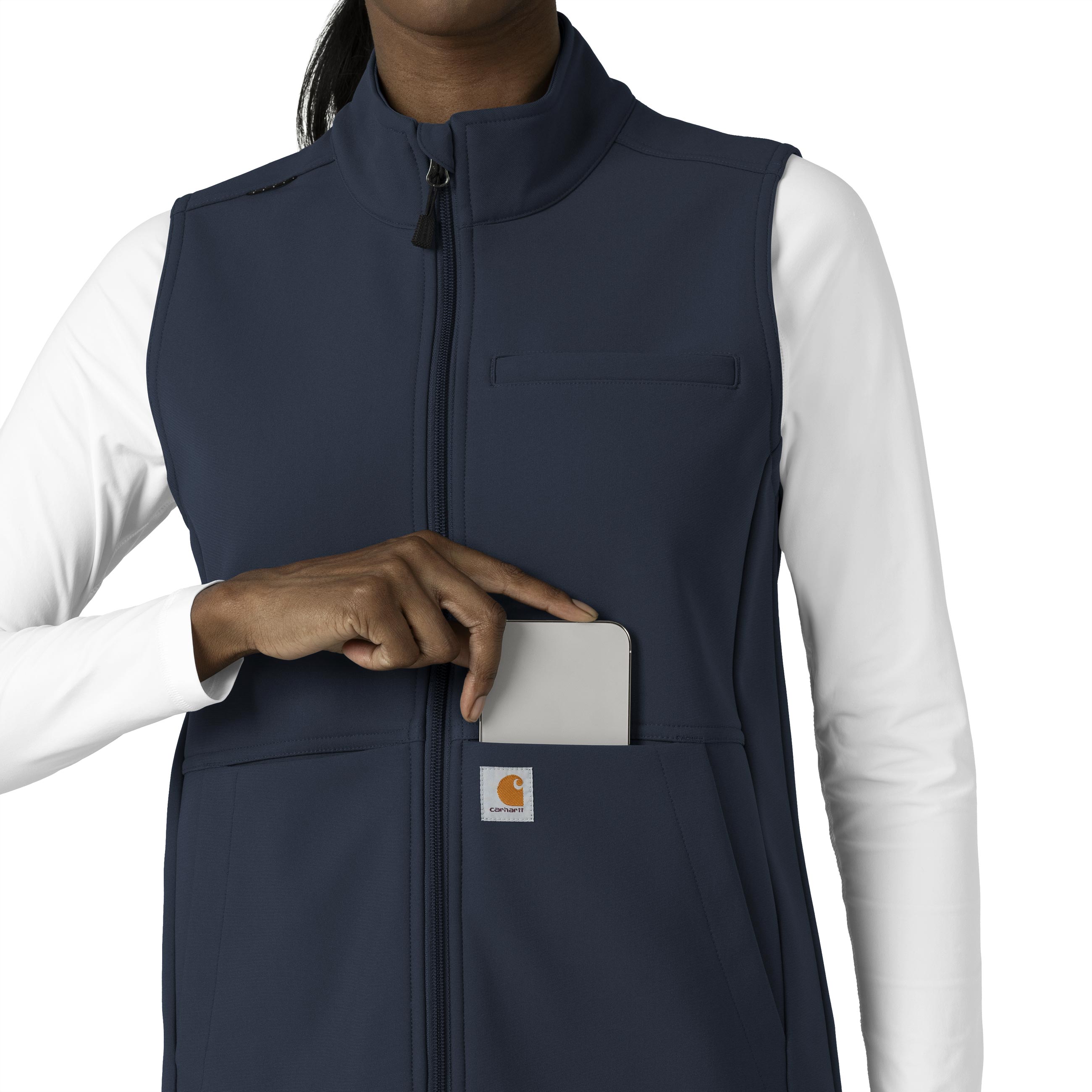 Rugged Flex C83023 Bonded Fleece Vest Navy