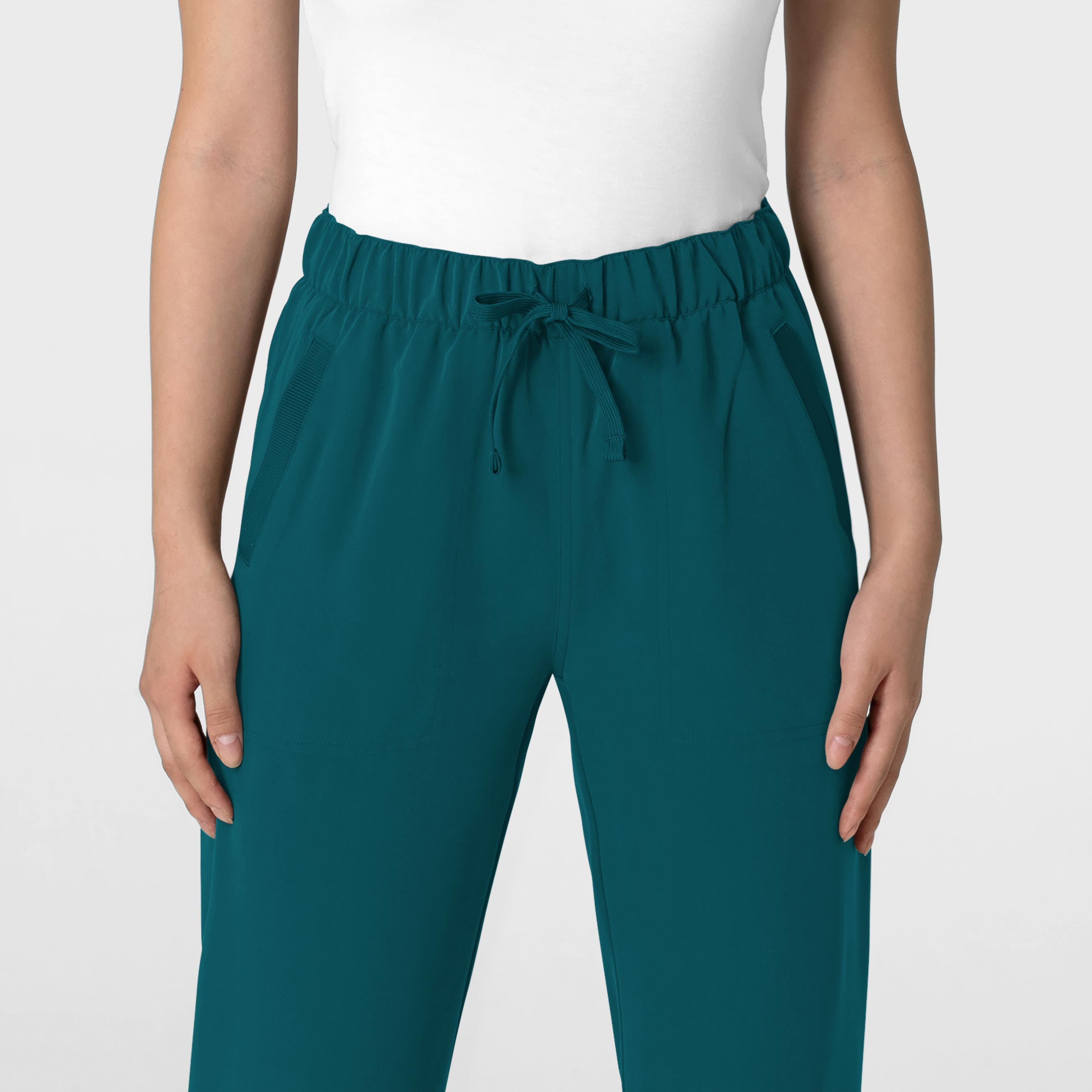 Nova 5232 Stovepipe High-Low Hem Scrub Pants Caribbean