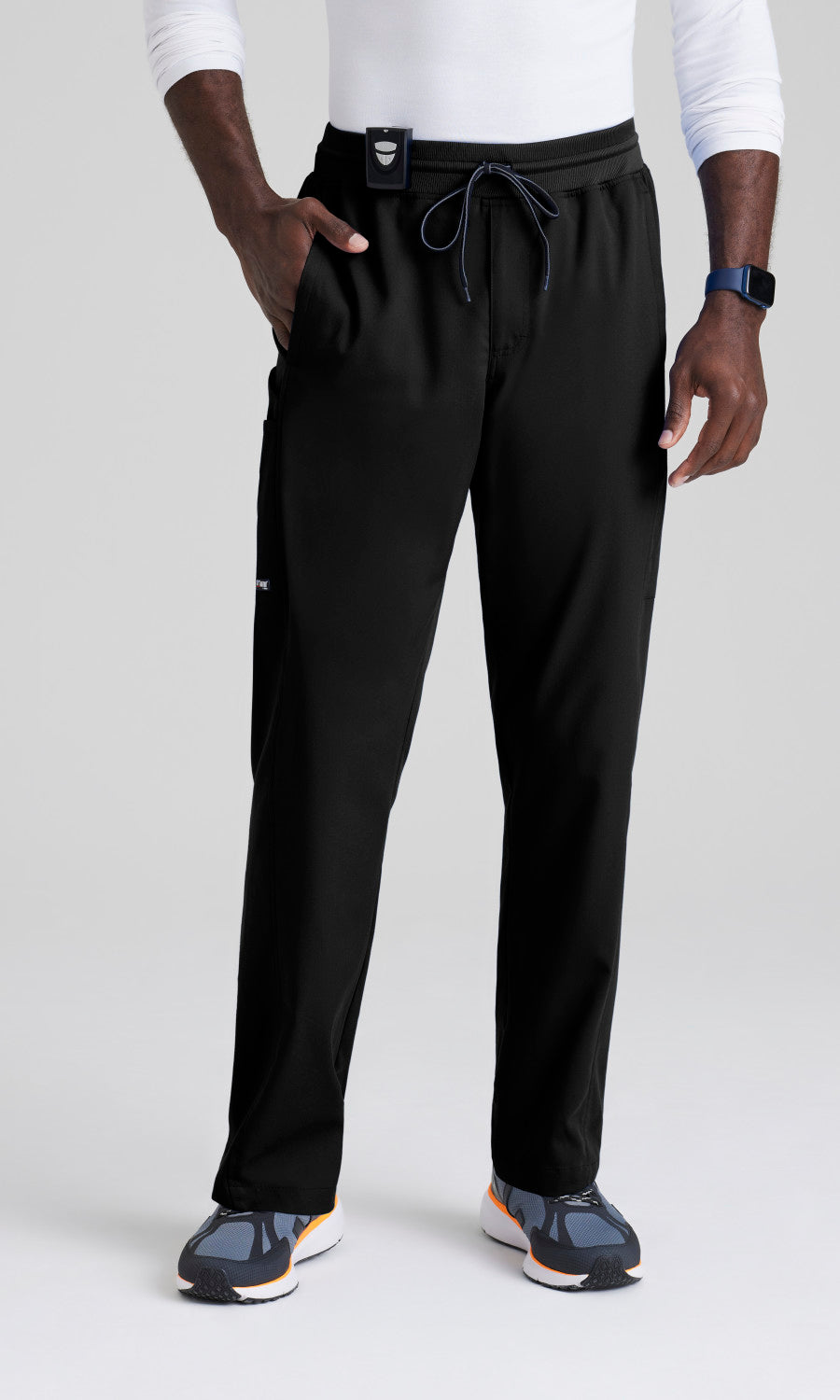 Grey's Anatomy Stretch GRSP617 Hudson Scrub Pants Black