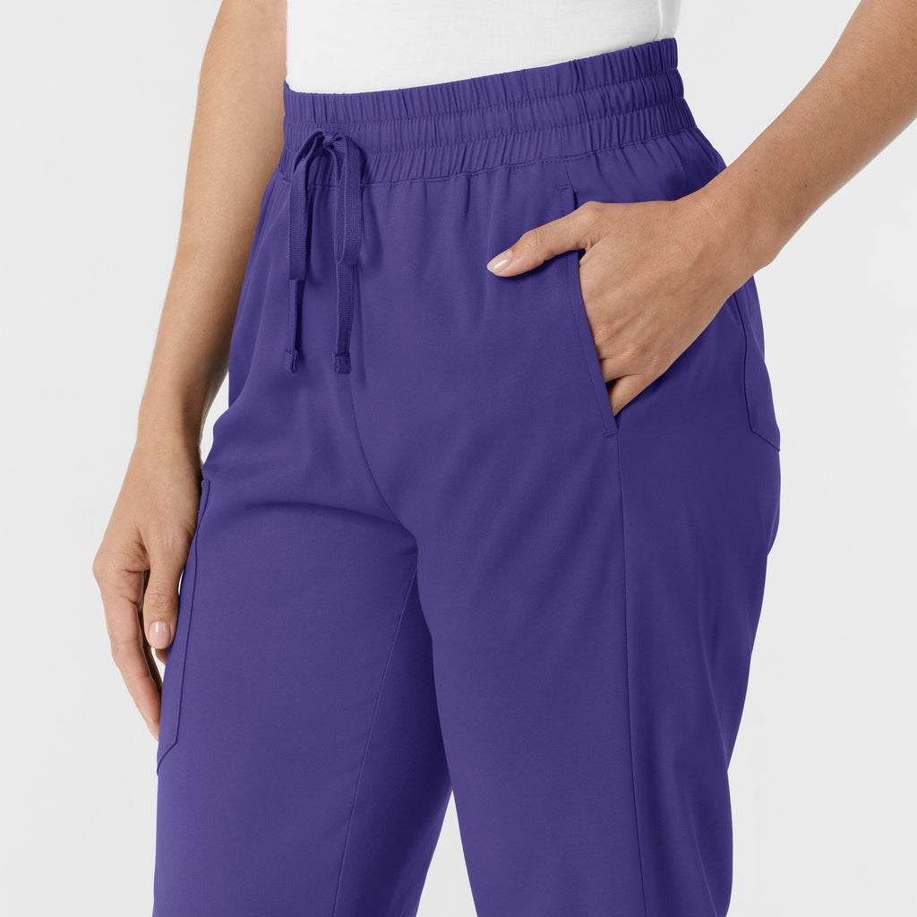 Boundless 5251 Bootcut Scrub Pants Grape