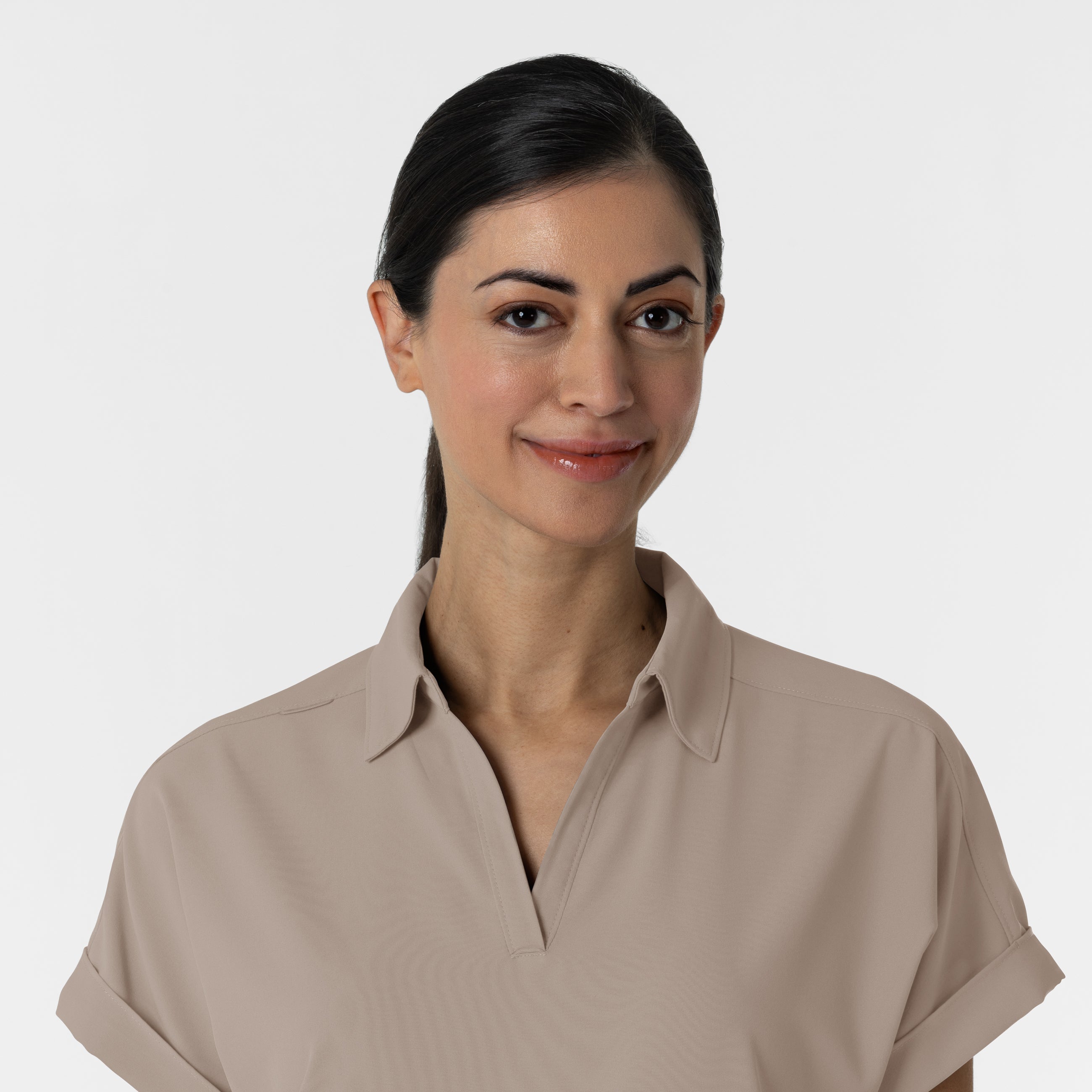 RENEW 6934 Women’s Flex-n-Reach Collared Scrub Top Haze