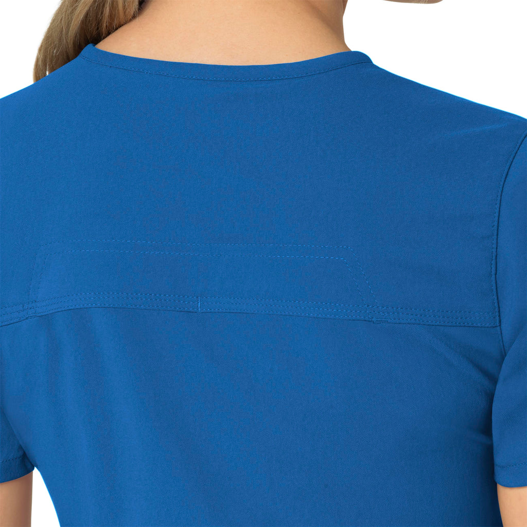 Rugged Flex Peak C12237 4-Pocket V-Neck Scrub Top Royal