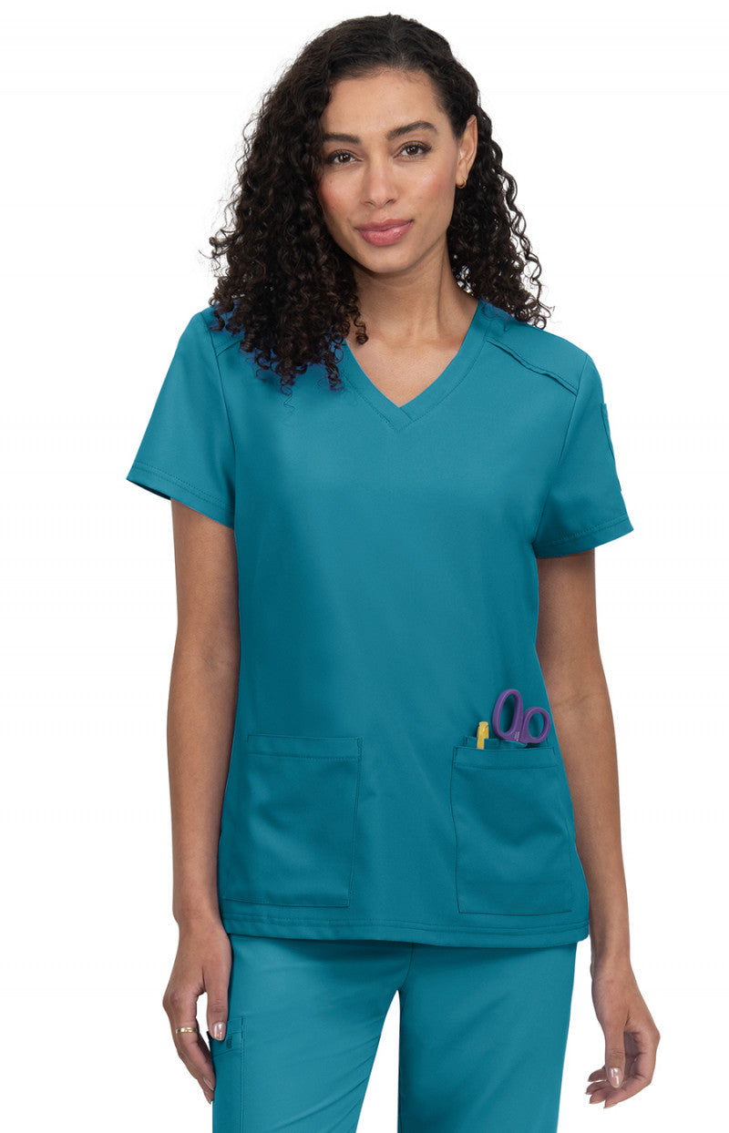 Cureology C101 Cardi Top Teal