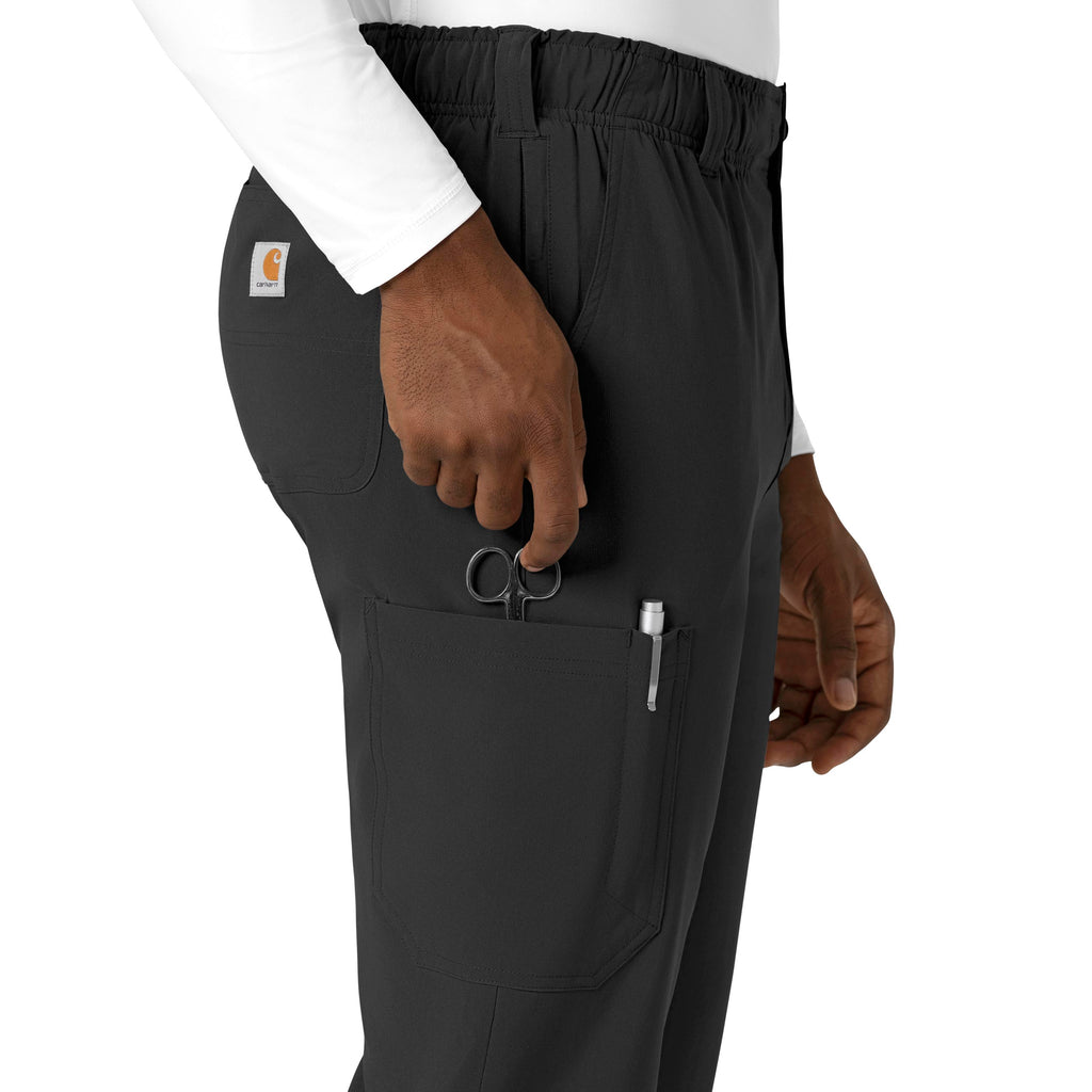 Force Cross-Flex C56410 Men's Straight Leg Scrub Pants Black