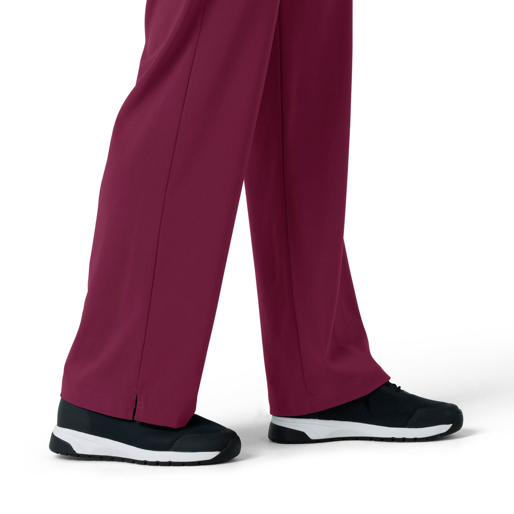Force Cross-Flex C53310 Boot Cut Scrub Pants Wine