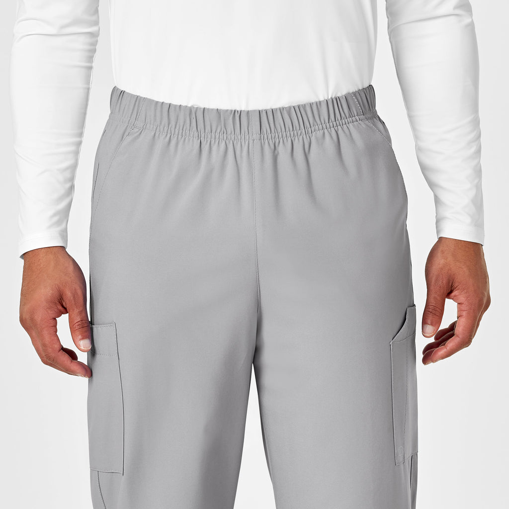 W123 5855 Unisex Multi-Cargo Scrub Pants Grey