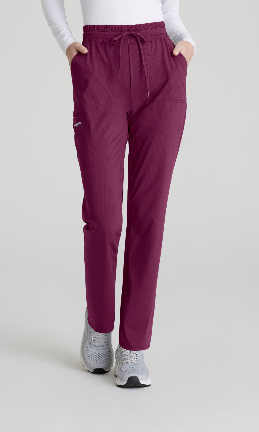 Skechers Slip-Ins Knits SKP668 Reach Knit Scrub Pants Wine