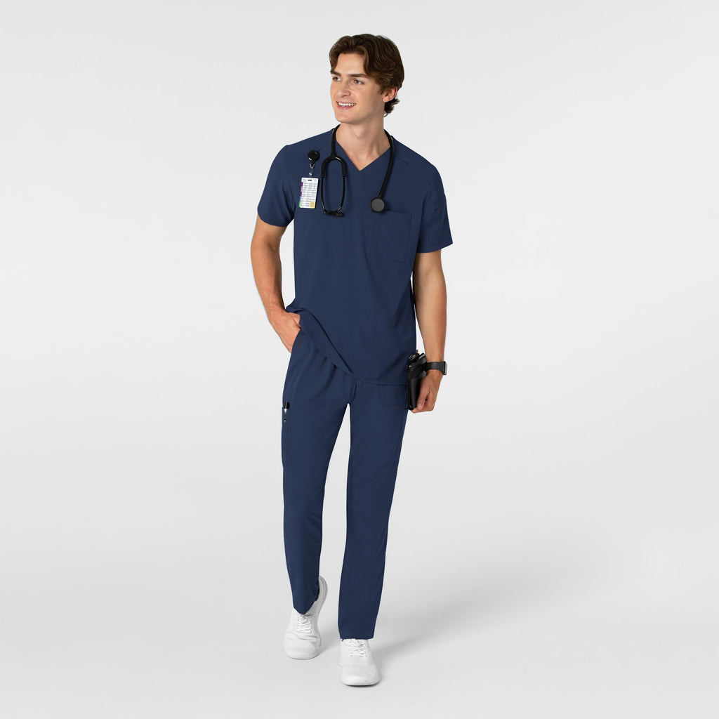 RENEW 5834 Men's Tapered Scrub Pants Navy