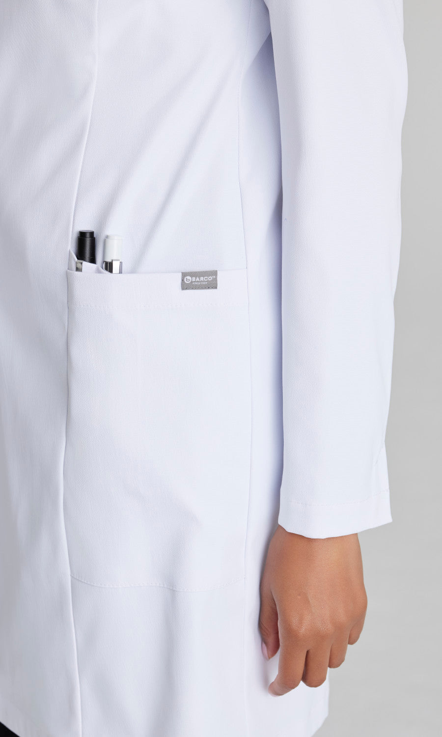 Barco BRC966 Grace Lab Coat White