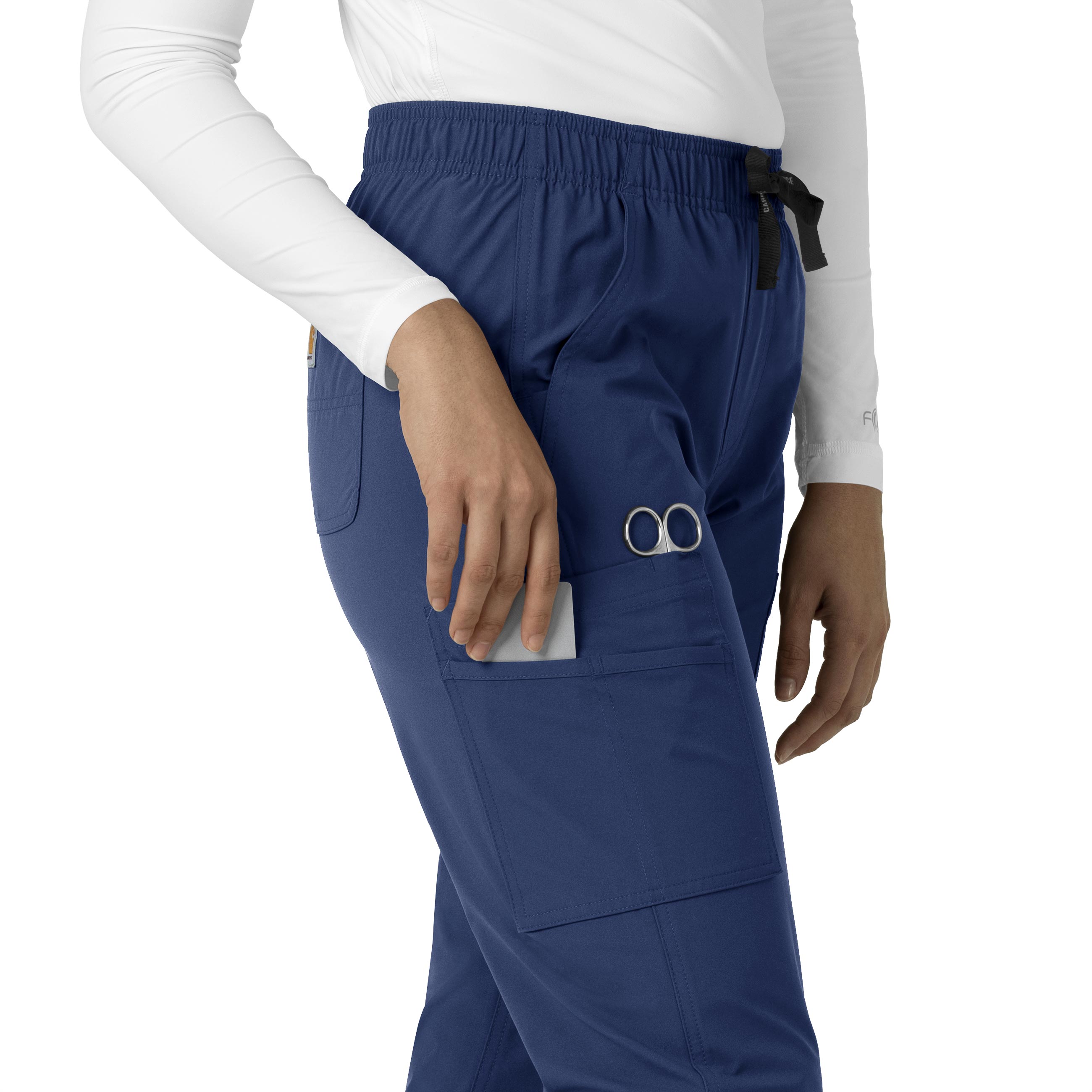 Force Essentials C51213 Straight Leg Scrub Pants Navy