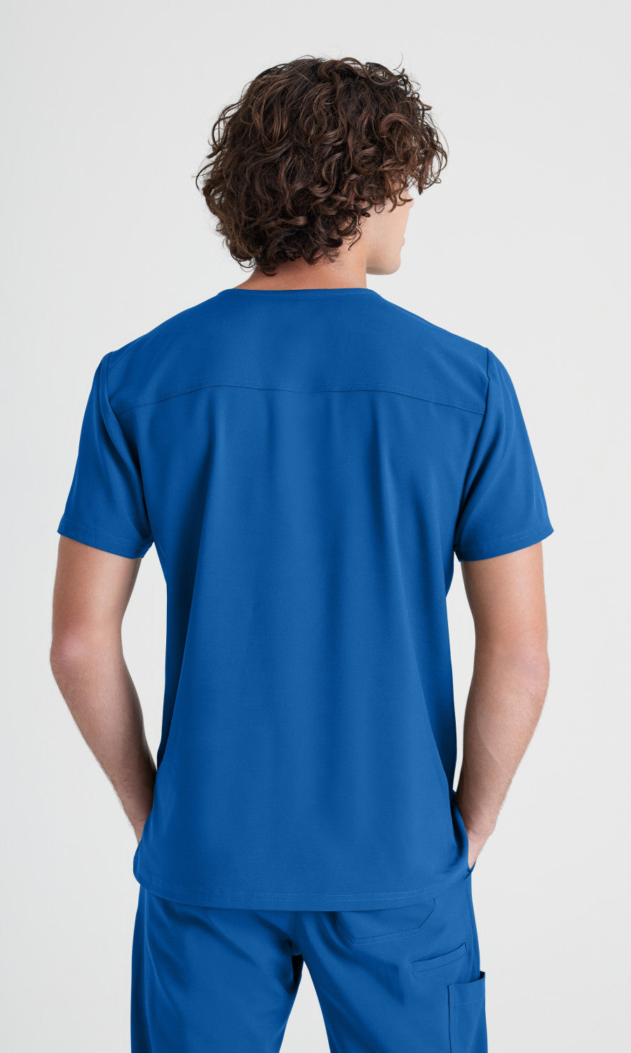 Grey's Anatomy Evolve GSST179 Journey Scrub Top New Royal