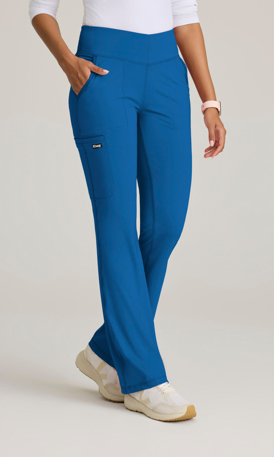 Grey's Anatomy Knits GRSP684 Swift Knit Scrub Pants New Royal