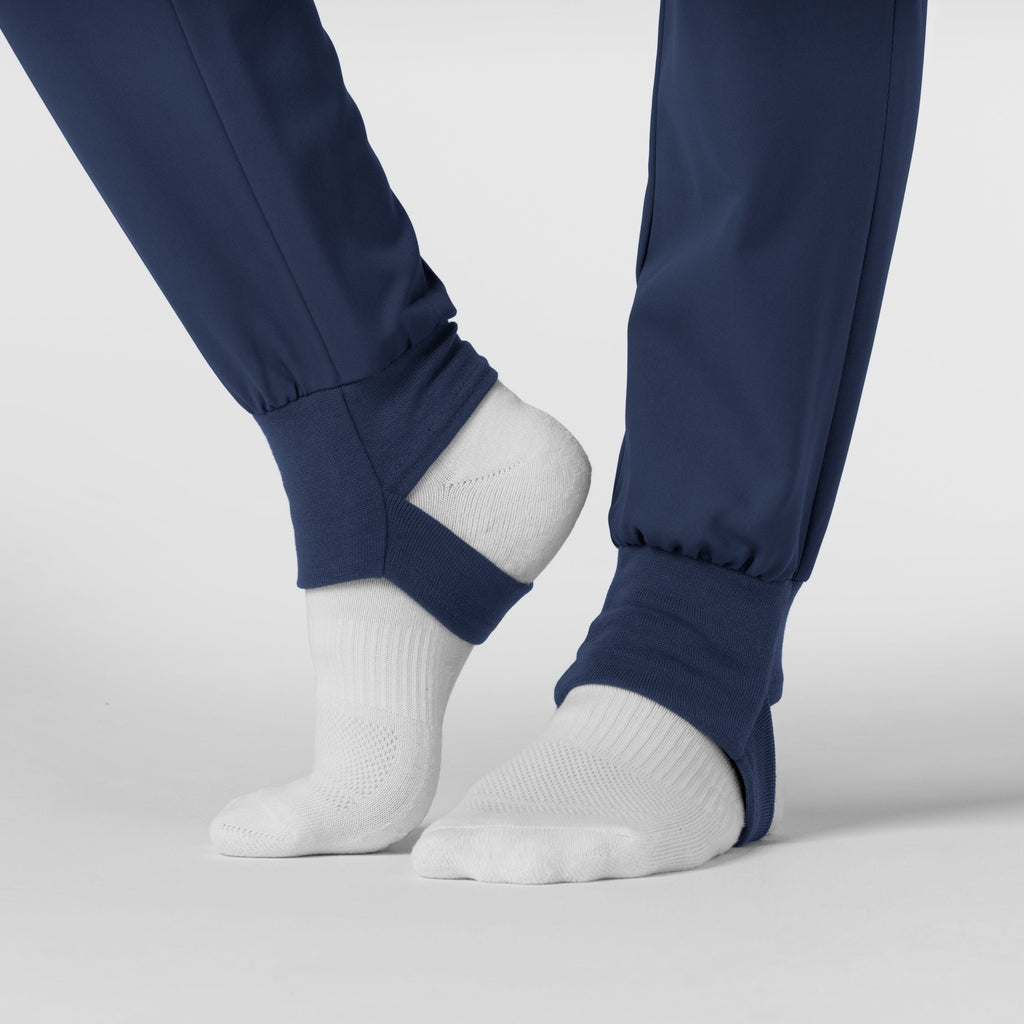 Thrive 5522 Convertible Stirrup Jogger Scrub Pants Navy
