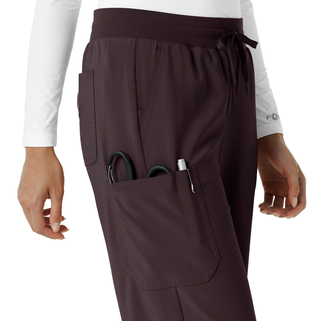 Force Cross-Flex C53310 Women's Boot Cut Scrub Pants Dark Sepia