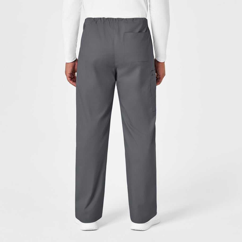 WonderWORK 500 Unisex Drawstring Cargo Scrub Pants Pewter